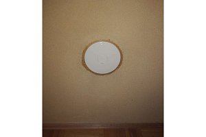 玄関灯交換　玄関　ライト　暖房機器撤去　Panasonic　センサーライト　LSEWC4033LE1