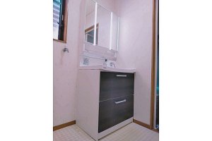 洗面台　洗面化粧台　洗面台交換 クリナップ　ファンシオ