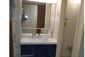 洗面台　洗面化粧台　リフォーム　洗面台交換