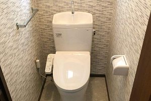 トイレ　トイレリフォーム　リフォーム　トイレ交換　TOTO　ピュアレストQR