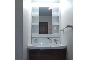 洗面台　洗面化粧台　洗面化粧台リフォーム　リフォーム　洗面台交換