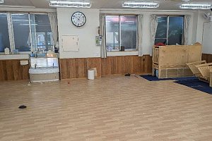 下地工事　クッションフロア　CF　床工事