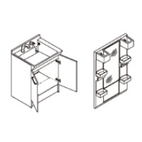 ベースキャビ間口600mm