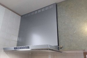 レンジフード　交換工事　プロペラファン　シロッコファン　ビルトイン　IH交換　Panasonic　クリーンフード　TLR-3S-AP752SV　三菱電機　IHクッキングヒーター　CS-G321VSR