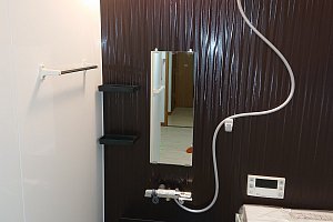 バーチカルブラック色壁