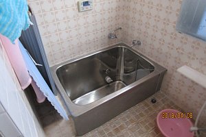 施工前のバスルーム