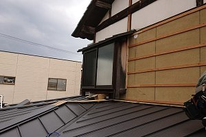 ガルバリウム鋼板施工前