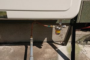 新しいオイルタンク