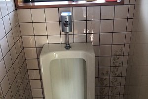 小便器フラッシュバブル