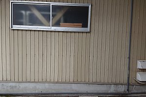 木造住宅サッシと異なる納まり