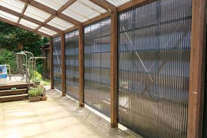 既存テラスを利用