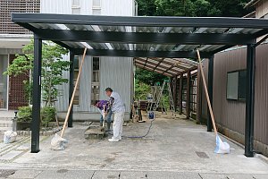 柱の垂直補正