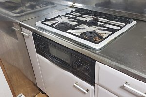 パロマビルトインコンロリブラ　Before写真PD-509WS-75CV