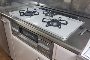 パロマビルトインコンロリブラ　Before写真PD-509WS-75CV