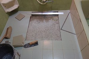 浮いているところを撤去