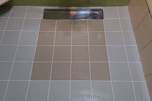 張替え後のタイル